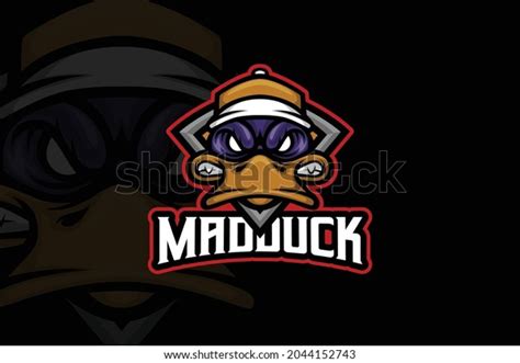 Mad Duck Esport Logo Template Stock Vector (Royalty Free) 2044152743 | Shutterstock