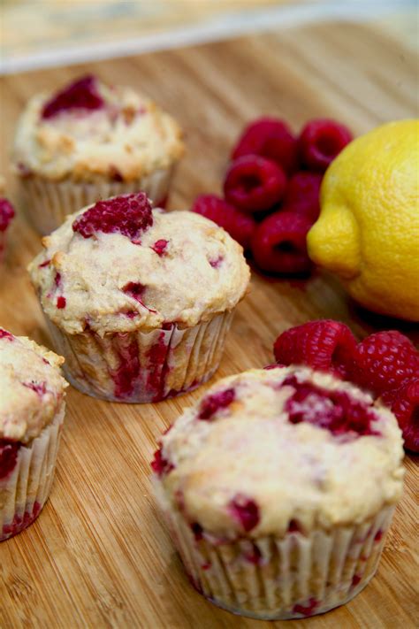 Recipe For Low-Sugar, High-Protein Lemon Raspberry Muffins | POPSUGAR Fitness