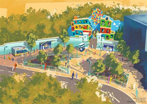 Worlds of Pixar at Walt Disney Studios Park to Get Colorful New Scenery - LaughingPlace.com