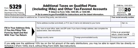 Irs Form 5329 For 2023 - Printable Forms Free Online