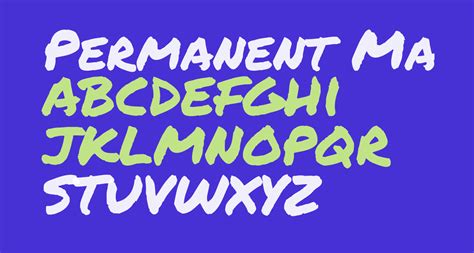 Permanent Marker free Font - What Font Is