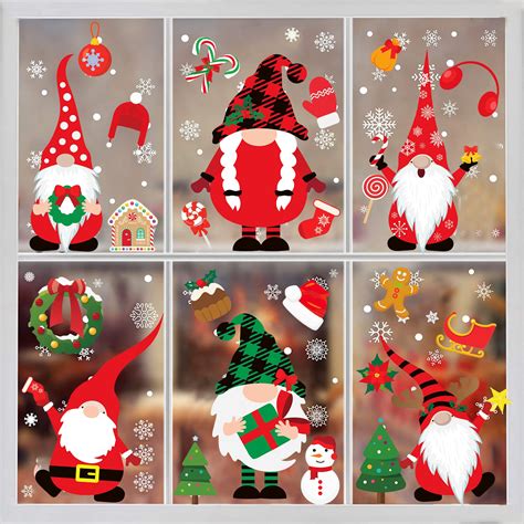 Snapklik.com : Christmas Window Clings Christmas Window Clings 316PCS Christmas Window Stickers ...