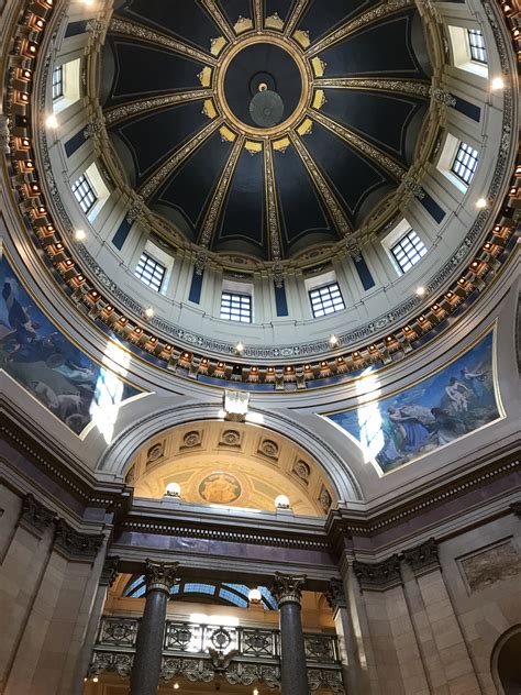 Some inside the Minnesota Capitol building. | Capitol building, Minnesota state, Dome