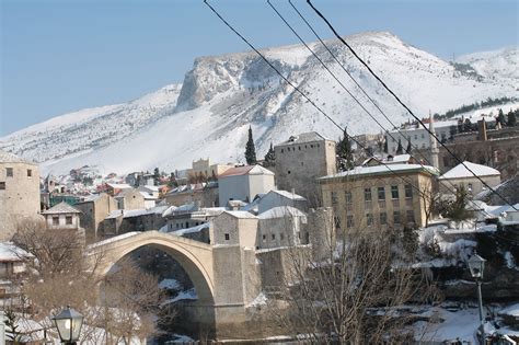 2560x1440 resolution | white and brown concrete buildings, Mostar, old ...