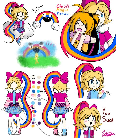 Fnaf World Chica's Magic Rainbow by Kizy-Ko on DeviantArt