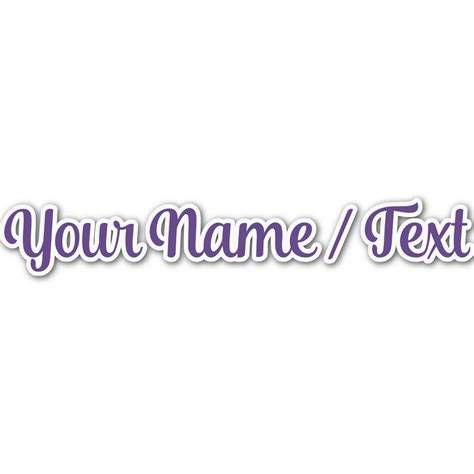 Design Your Own Name/Text Decal - Custom Sizes | YouCustomizeIt