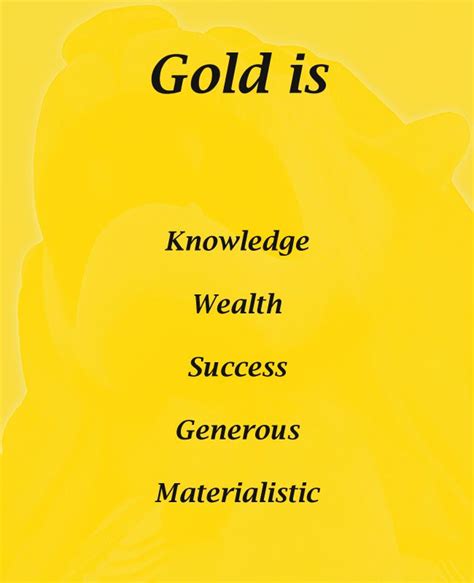 Words to Describe the Color Gold