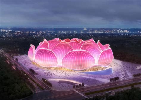 China Is Building The World's Largest Football Stadium In The Shape Of A Lotus | Curly Tales