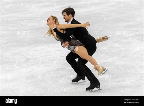 Madison Hubbell/Zachary Donohue (USA) competing in the Figure Skating - Ice Dance Free at the ...