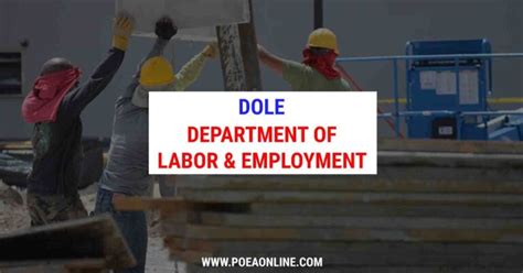 What is DOLE? Department of Labor and Employment Philippines | POEA Online