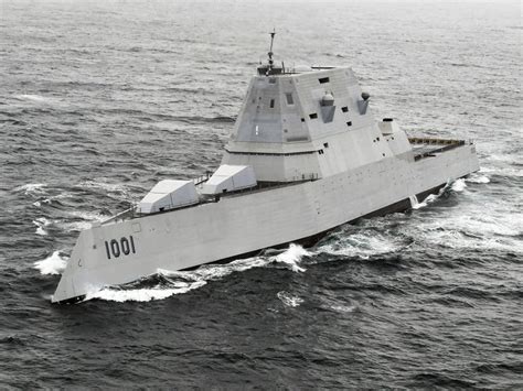 Stealth Zumwalt destroyers will be first US Navy warships armed wit...