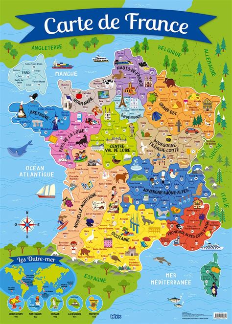 Carte de France - Arts et Voyages