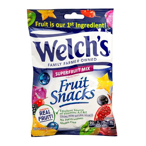 Welchs-Fruit Snacks- Superfruit Mix-5Oz | Nassau Candy