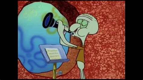 Squidward playing clarinet MEME - YouTube