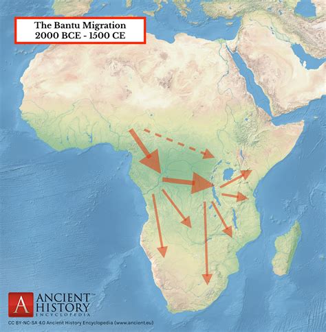 The Bantu Migration in Africa (Illustration) - World History Encyclopedia