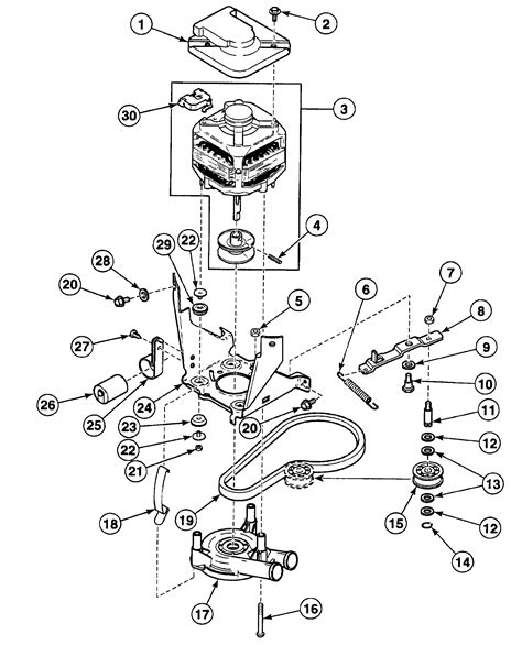 Speed Queen Washer Parts Diagram