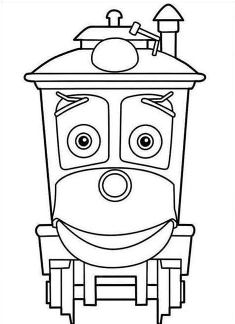 Zephie from Chuggington Coloring Page - Free Printable Coloring Pages for Kids