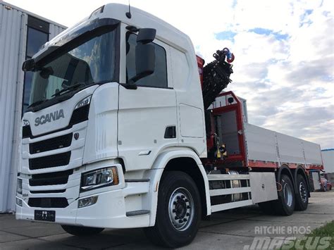 Scania R 500 LB, 2023, Norsko - Použité autojeřáby, hydraulické ruky ...