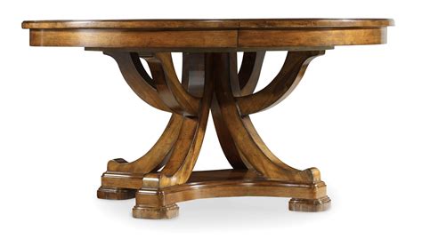 Hooker Furniture Tynecastle Traditional 60-Inch Round Pedestal Dining Table - Baer's Furniture ...