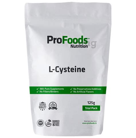 ProFoods L-Cysteine: Buy packet of 125.0 gm Powder at best price in India | 1mg