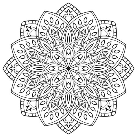 200 Mandalas Para Colorear Imprimibles Libro Digital (pdf) - Bs. 0,02 ...