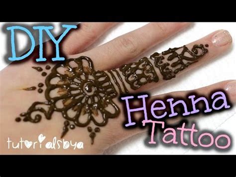 DIY Henna Tattoo Tutorial + Tips & Tricks | TutorialsByA - YouTube