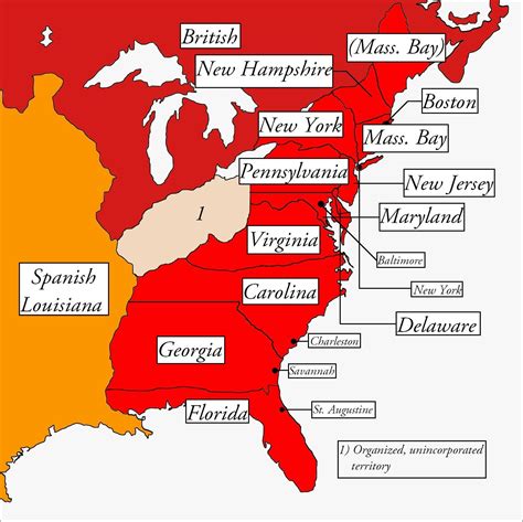 The American Colonies in 1800 : imaginarymaps