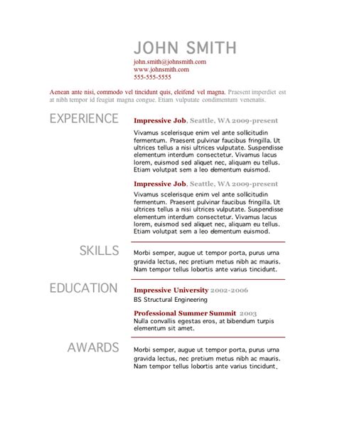 American Resume Template | Resume for You