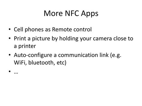 PPT - Introduction to NFC Applications PowerPoint Presentation, free ...