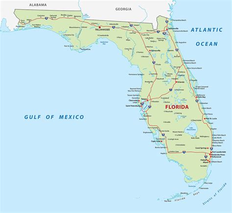 Political Map Of Florida