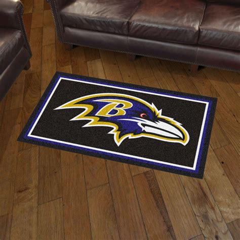 Baltimore Ravens Plush Rug - Fan Rugs