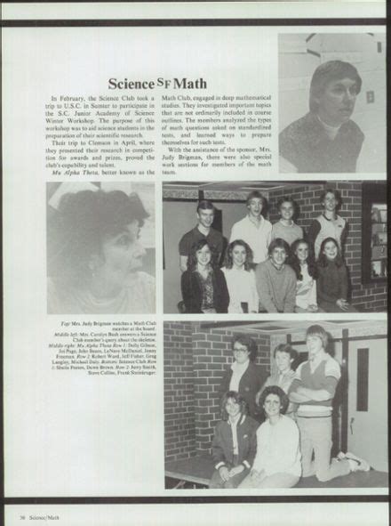 1982 South Florence High School Yearbook | Yearbook photos, High school yearbook, Yearbook