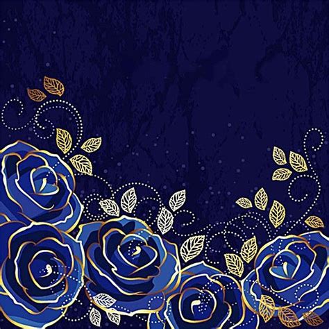 Dark blue flowers background Flower Background Images, Flower ...