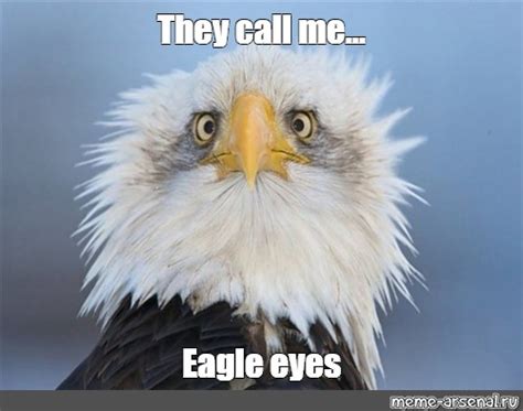 Meme: "They call me... Eagle eyes" - All Templates - Meme-arsenal.com