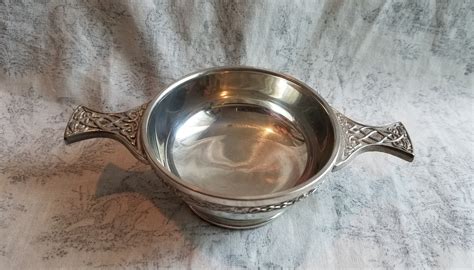 Vintage Pewter Scottish Quaich Bowl from Edwin Blyde | Etsy | Pewter, Vintage, Scottish