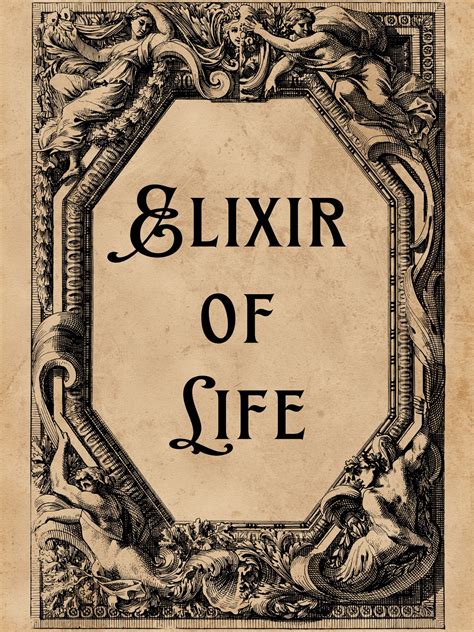 Medieval Elixir of Life Graphic Instant Digital Download - Etsy