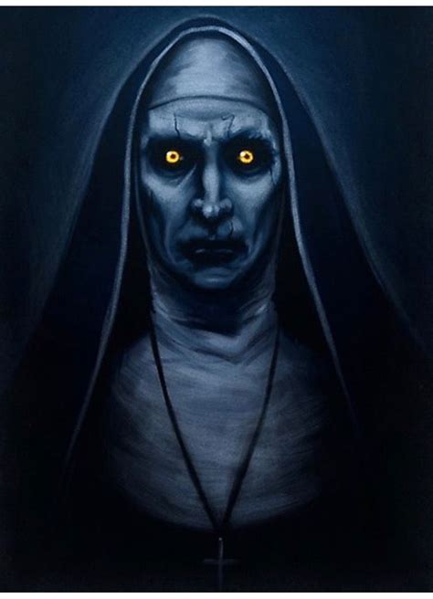 The Nun | Horror art scary, Scary paintings, Horror art