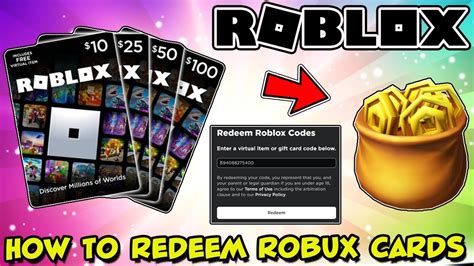 HOW TO REDEEM A ROBUX GIFT CARD ON ROBLOX (2022) - YouTube