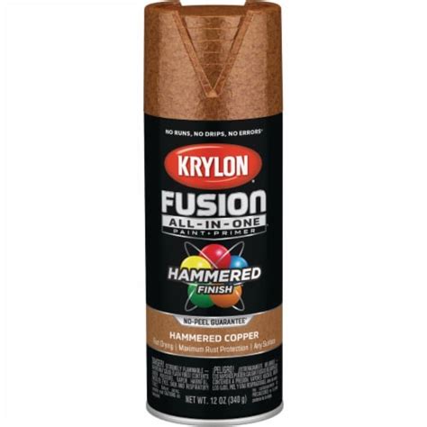 Krylon Fusion All-In-One Hammered Spray Paint & Primer, Copper ...