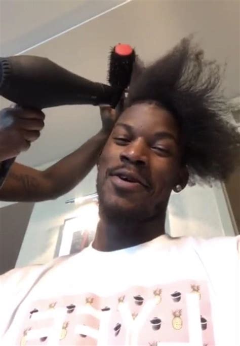 Jimmy Butler hair update (via IG Live) : r/timberwolves