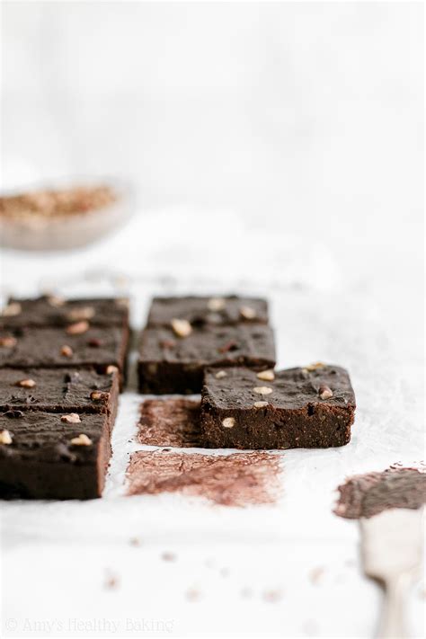 Healthy Nut Brownies (Extra Fudgy) | Amy's Healthy Baking