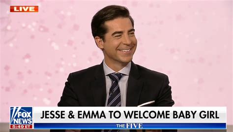 Jesse Watters Announces Wife Is Pregnant with Baby Girl