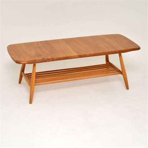 1960's Vintage Ercol Coffee Table in Elm - Retrospective Interiors ...