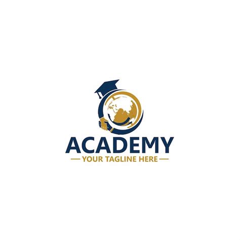 Premium Vector | Academy logo new design