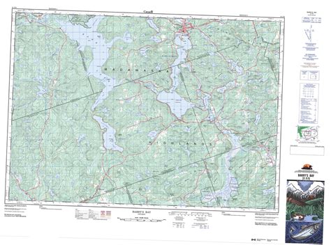 Buy Barry's Bay Topographic Map: NTS Sheet 031F05 at 1:50,000 Scale