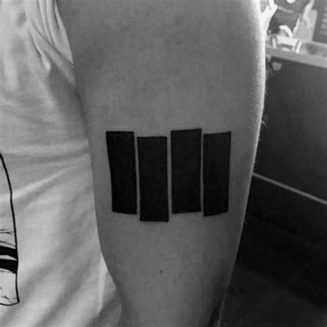 50 Black Flag Tattoo Designs For Men - Rock Band Ink Ideas