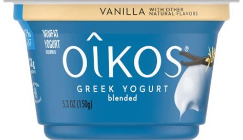 Oikos® Vanilla Blended Greek Yogurt, 5.3 oz - Harris Teeter