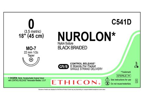 NUROLON™ Nylon Suture | Ethicon