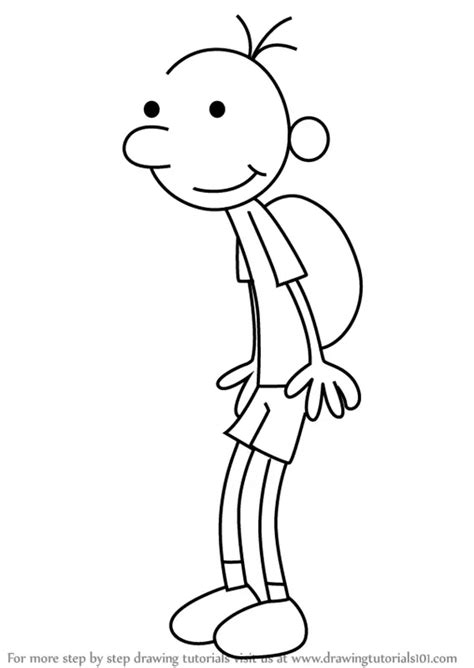 How to Draw Gregory Heffley from Diary of a Wimpy Kid (Diary of a Wimpy ...