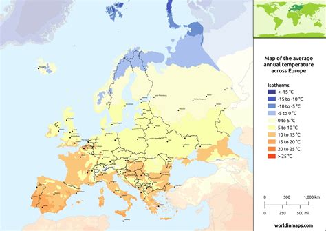 Climate of Europe - World in maps